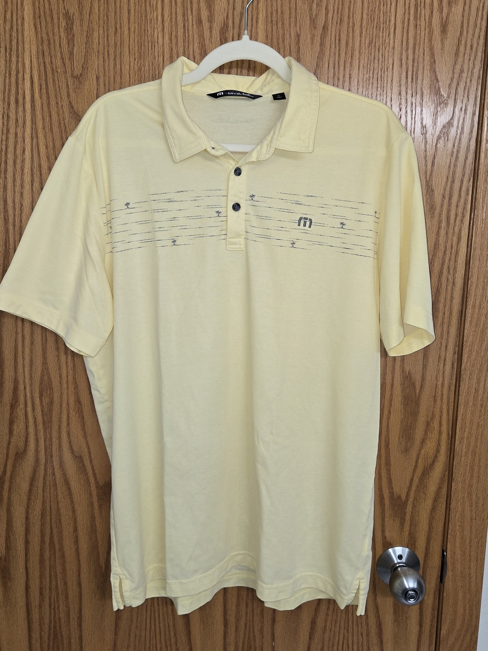 Travis‎ Mathew Size Xl Men’s Yellow Polo Shirt